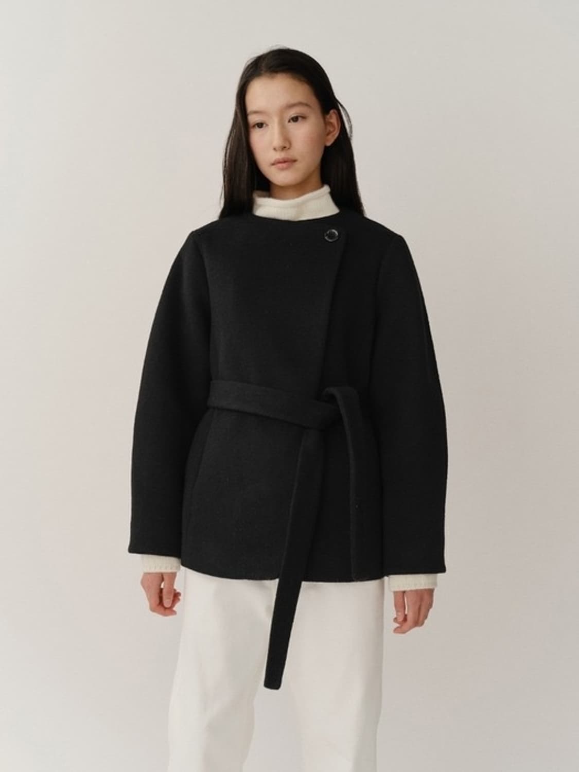 킨더살몬 niels 자켓 코트 블랙 상품이미지1