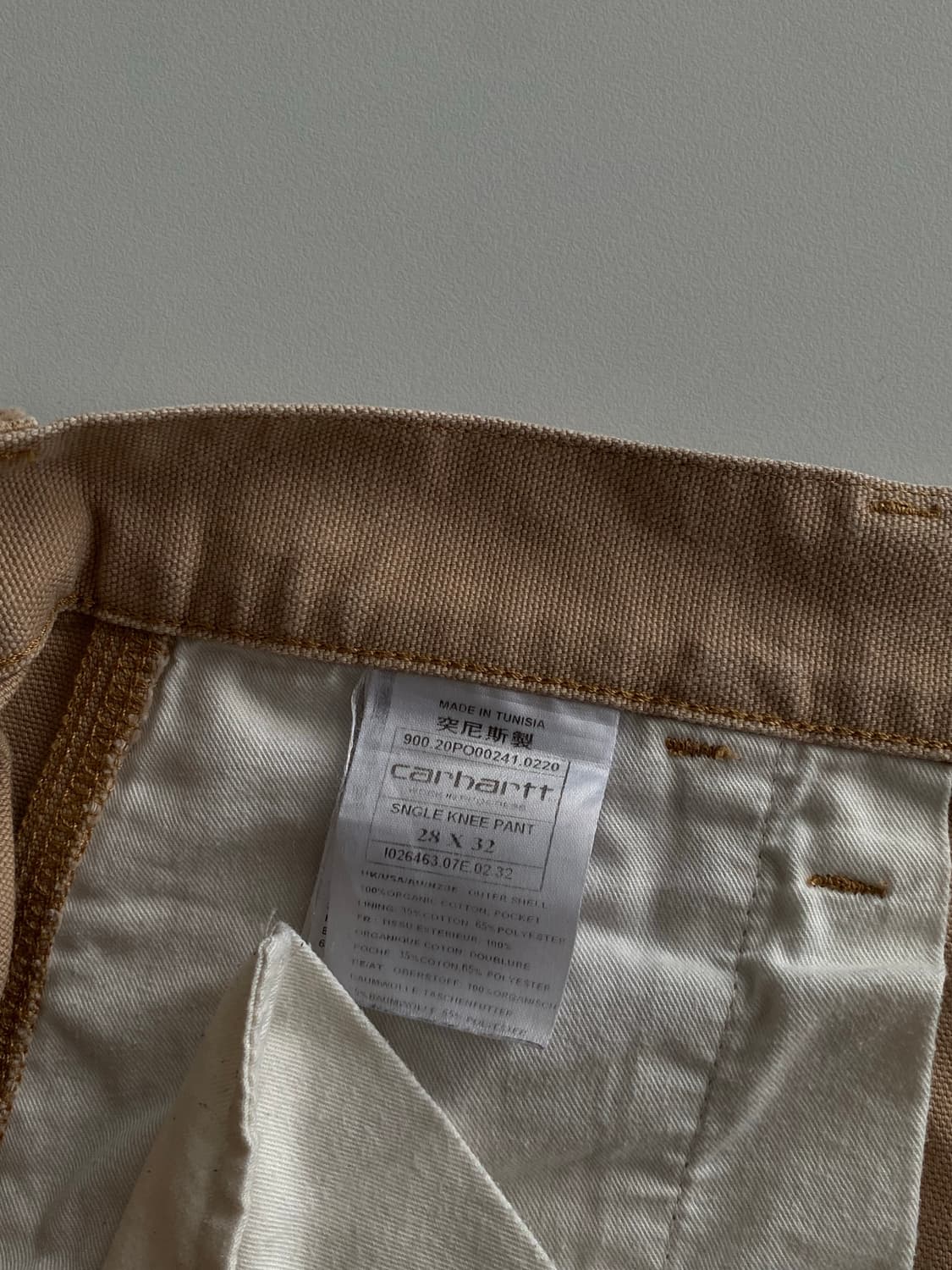 칼하트wip 싱글니 디어본 상품이미지5