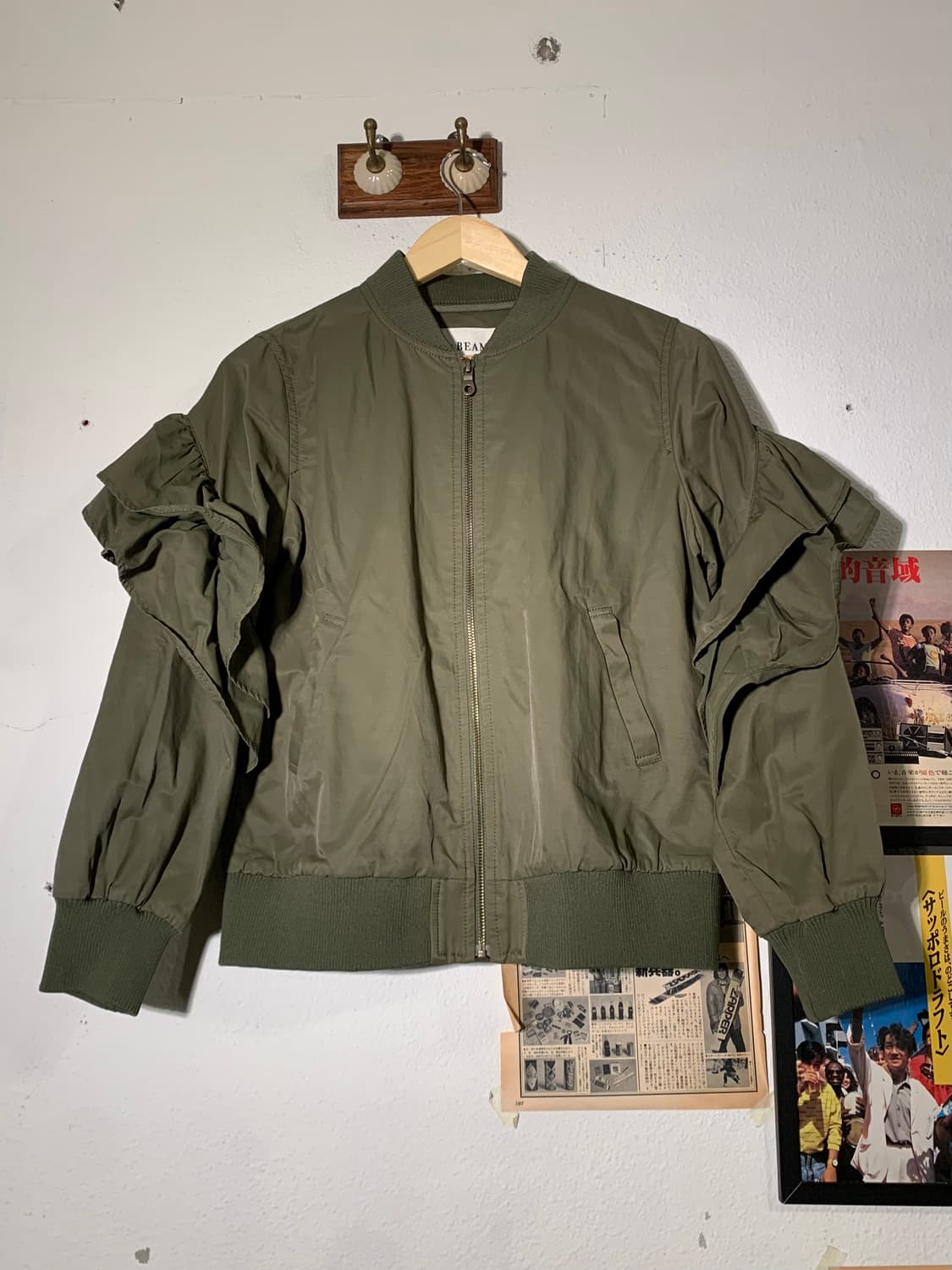 레이빔즈 레이스 프릴 ma 1 자켓 상품이미지1