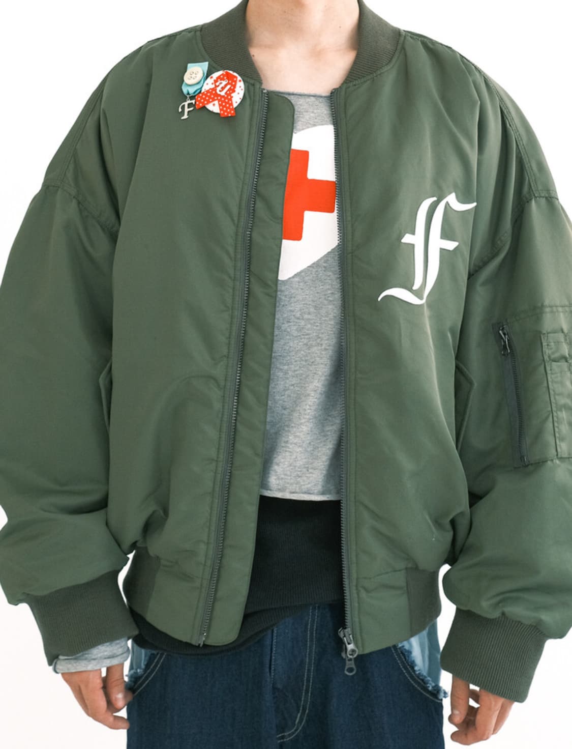 (구함) 샵페어리 봄버 자켓 카키 구합니다 상품이미지1