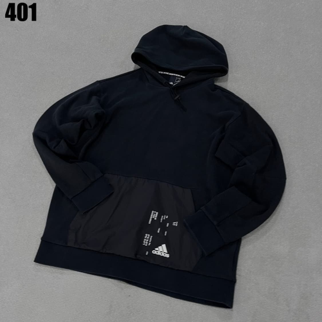 아디다스 블랙 후드티 상품이미지1