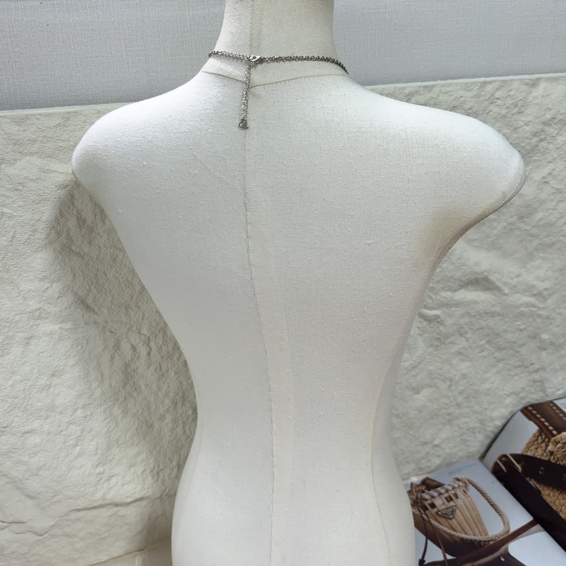 빈티지 하트 날개 윙 메탈 목걸이 상품이미지3