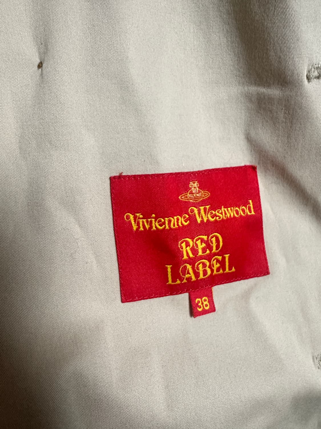 비비안웨스트우드 레드라벨 orb단추 트렌치 코트 상품이미지6