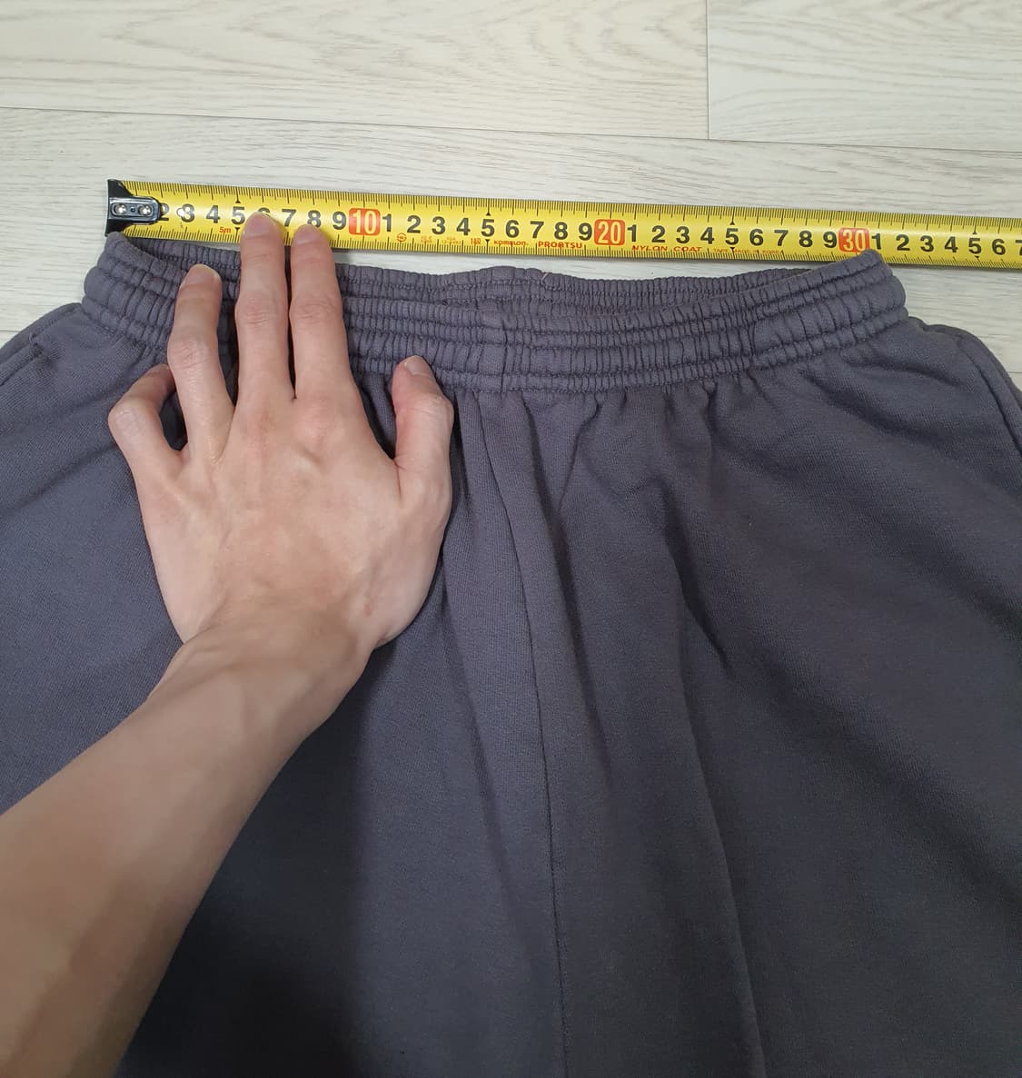 laa la 어패럴 스웨트 쇼츠 티셔츠 샘플 상품이미지2