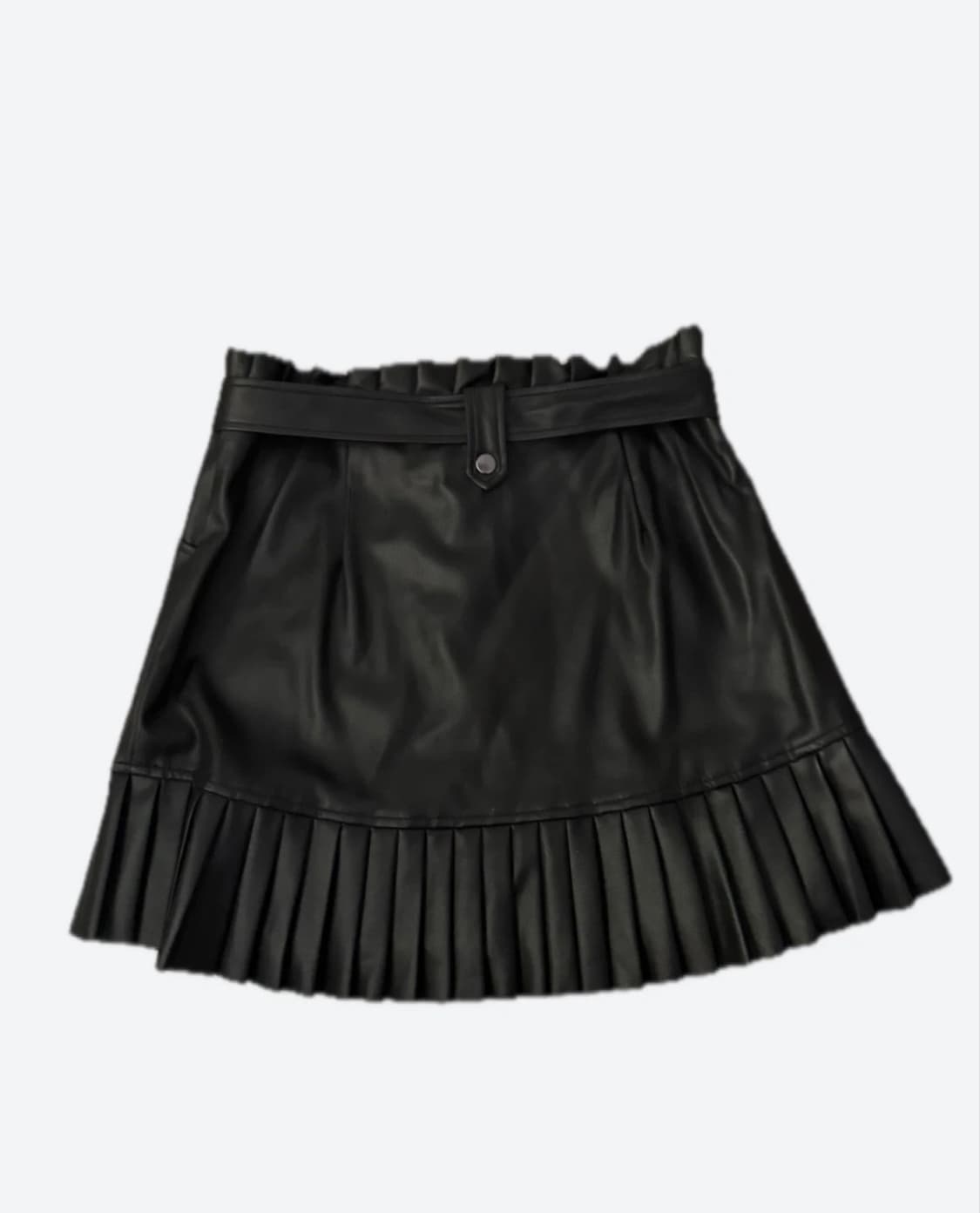 자라 레더플리츠 미니 스커트 +벨트 상품이미지2