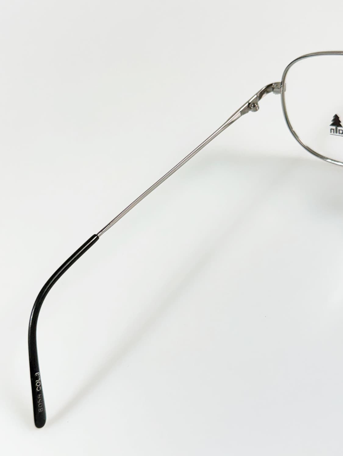 90s BLUESAIN 실버 메탈 슬림 스퀘어 메탈 빈티지 안경 상품이미지7