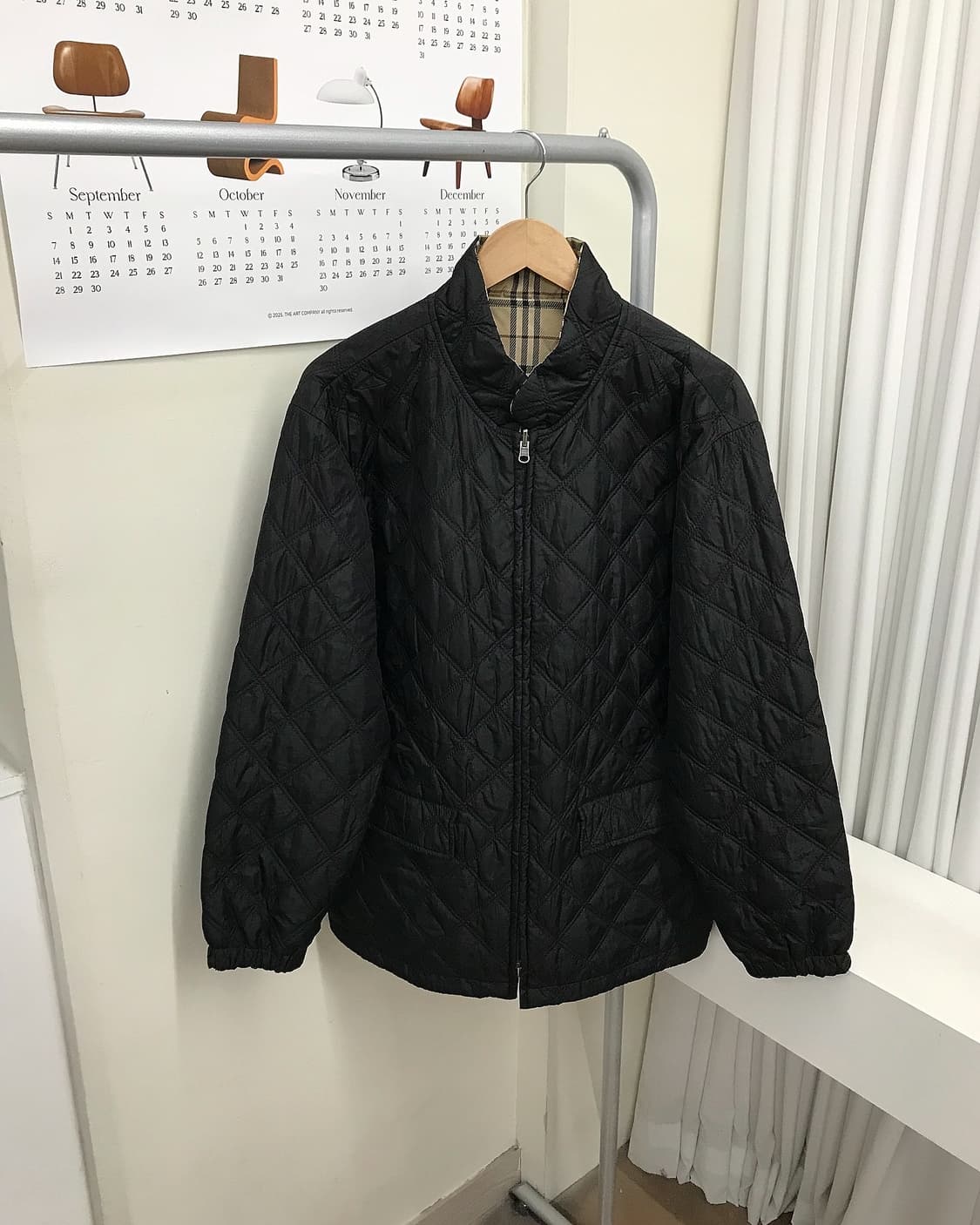 버버리 노바체크 리버시블 누빔 자켓 상품이미지2