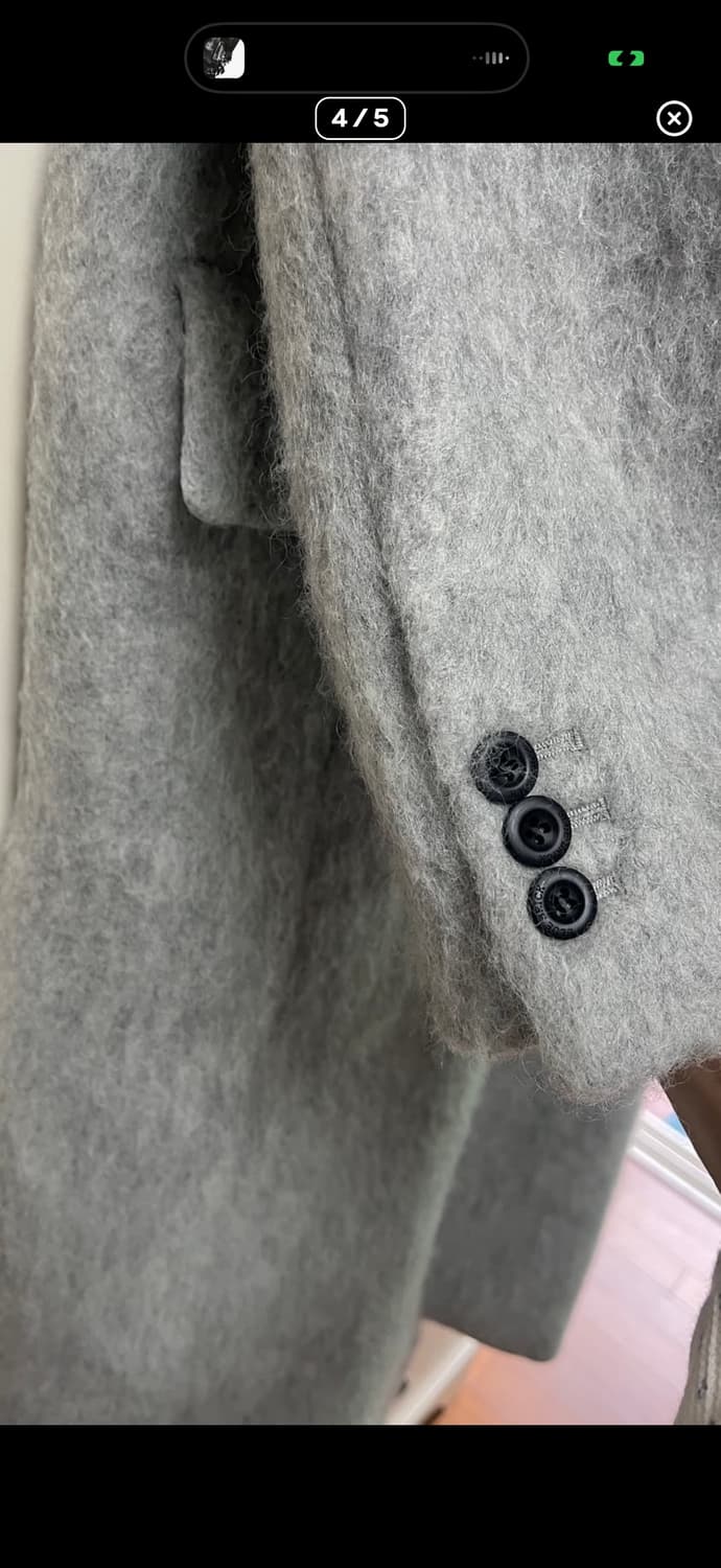 블루브릭 모헤어 코트 상품이미지3