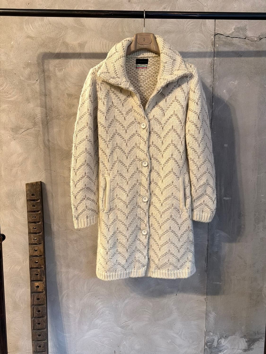 에스 기비엔 알파카 가디건 55~66 상품이미지1