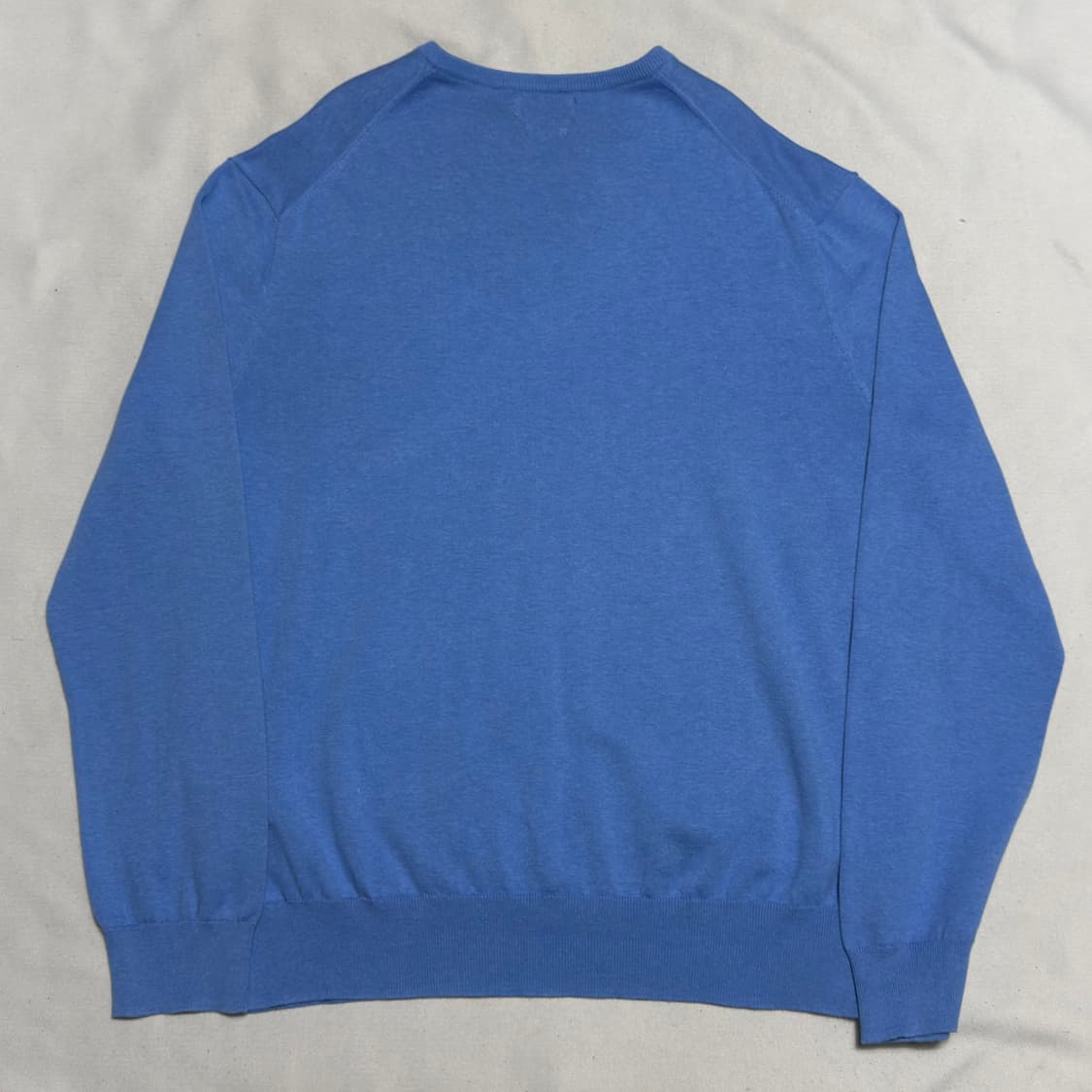 XL 폴로랄프로렌 블루 피마코튼 브이넥 니트 상품이미지3