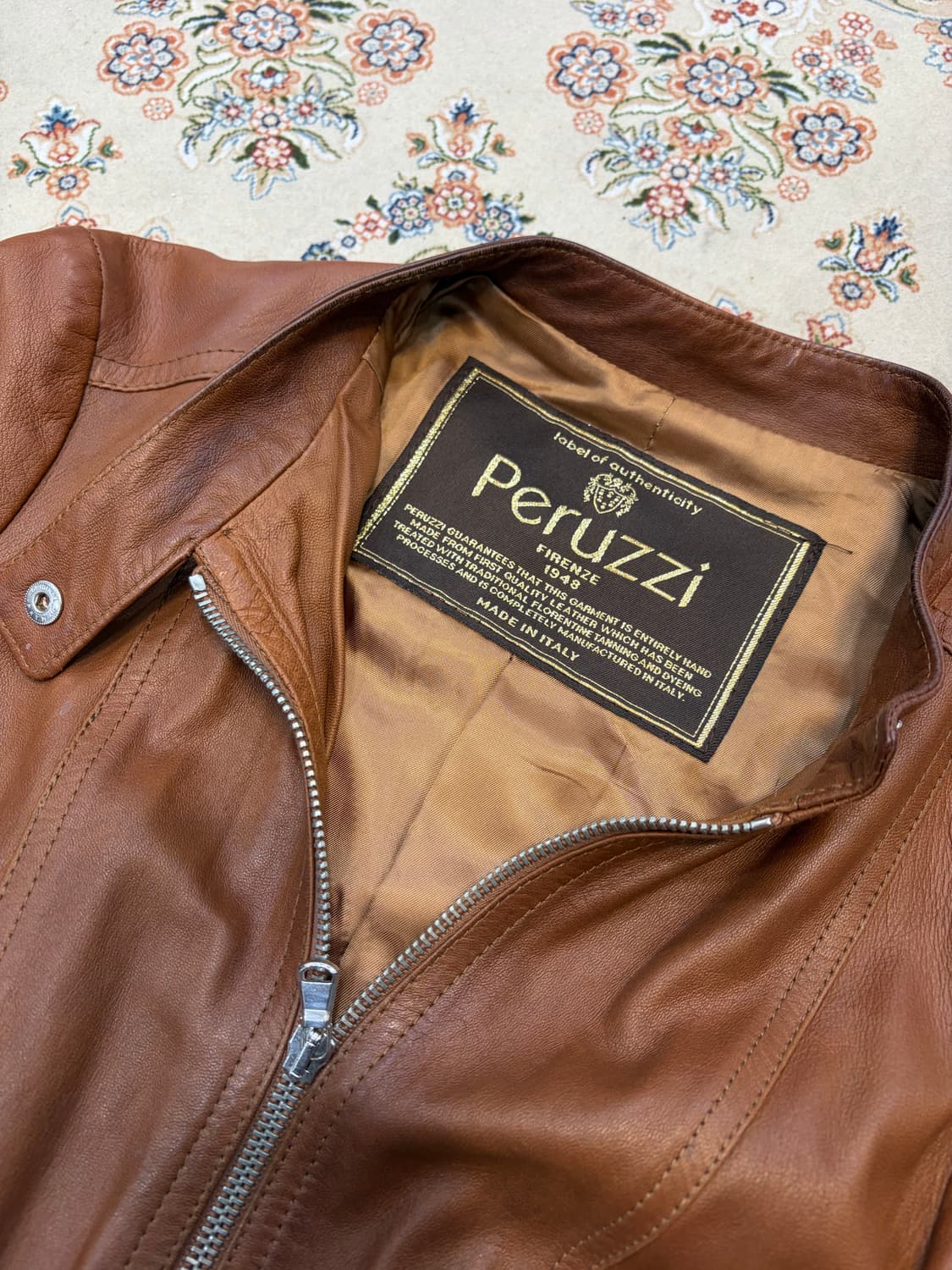 이태리 빈티지 바이커 램스킨 자켓 상품이미지2