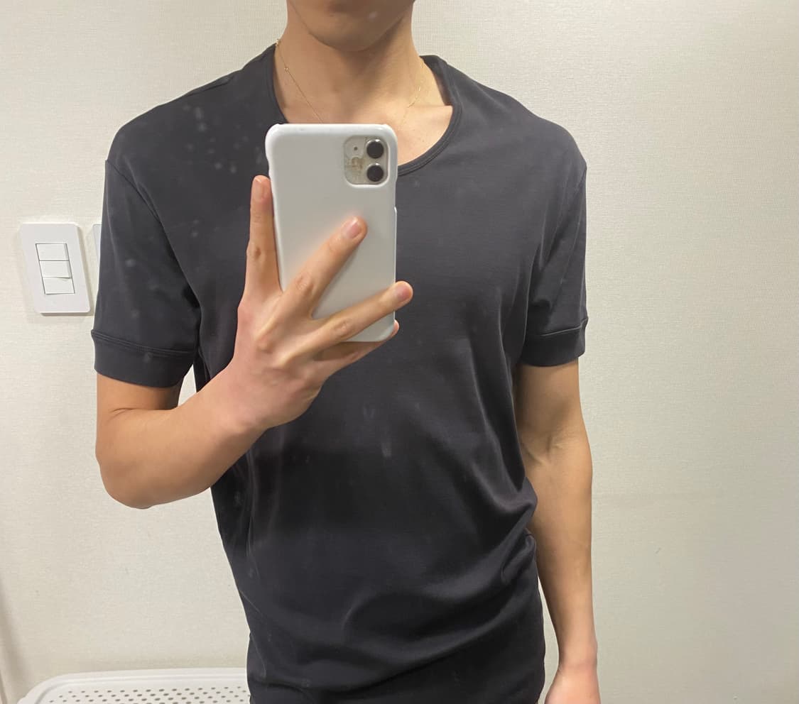 르메르 스쿱넥 반팔 티셔츠 s사이즈 상품이미지4