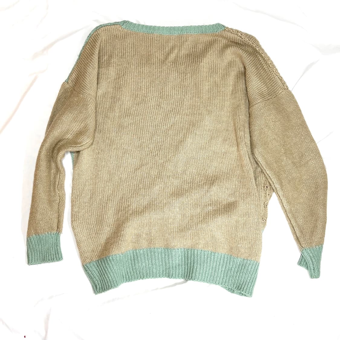 빈티지 하구미 모리 민트 니트 상품이미지3