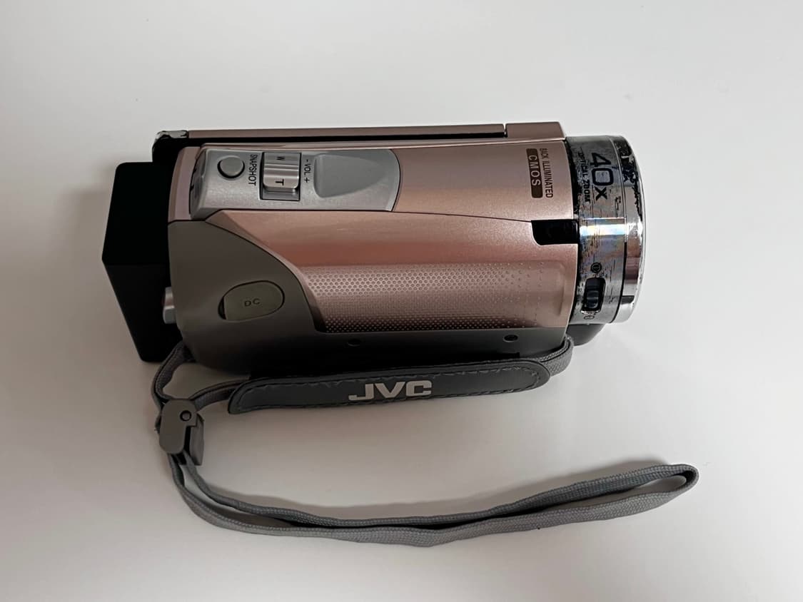 기능 다수/ 최저가/ jvc e600 빈티지 캠코더 로즈골드 상품이미지8