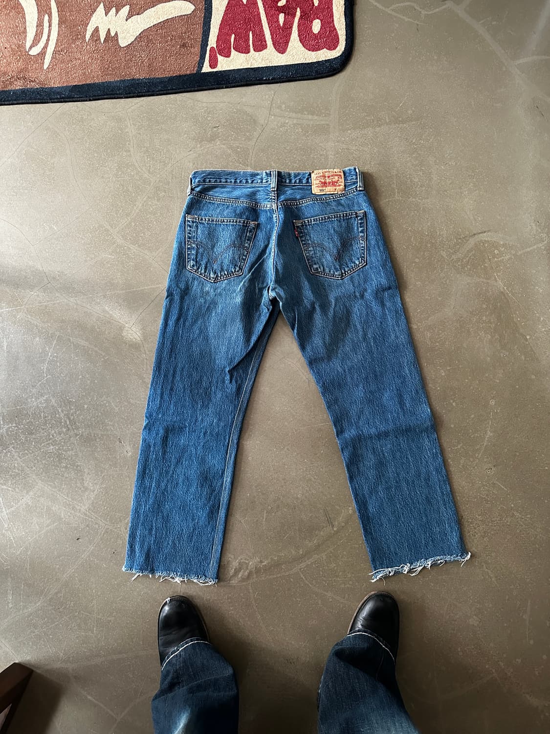 Levis 리바이스 501 nightwaks 커스텀 데님 팬츠 상품이미지1
