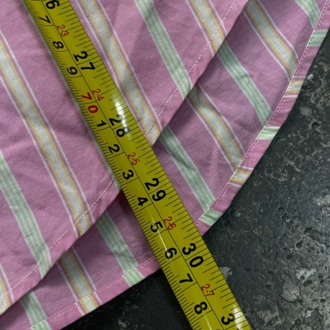 폴로 핑크 스트라이프 반팔셔츠 상품이미지6