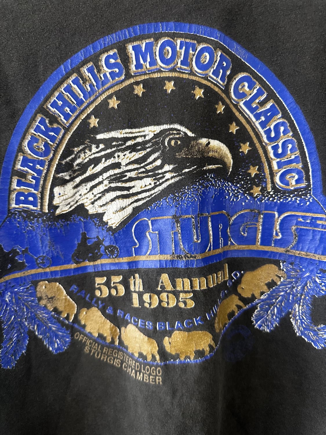 90s usa sturgis black hills tee 상품이미지4