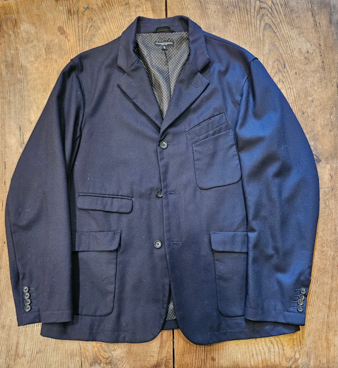 엔지니어드 가먼츠 울 네이비 자켓  상품이미지1