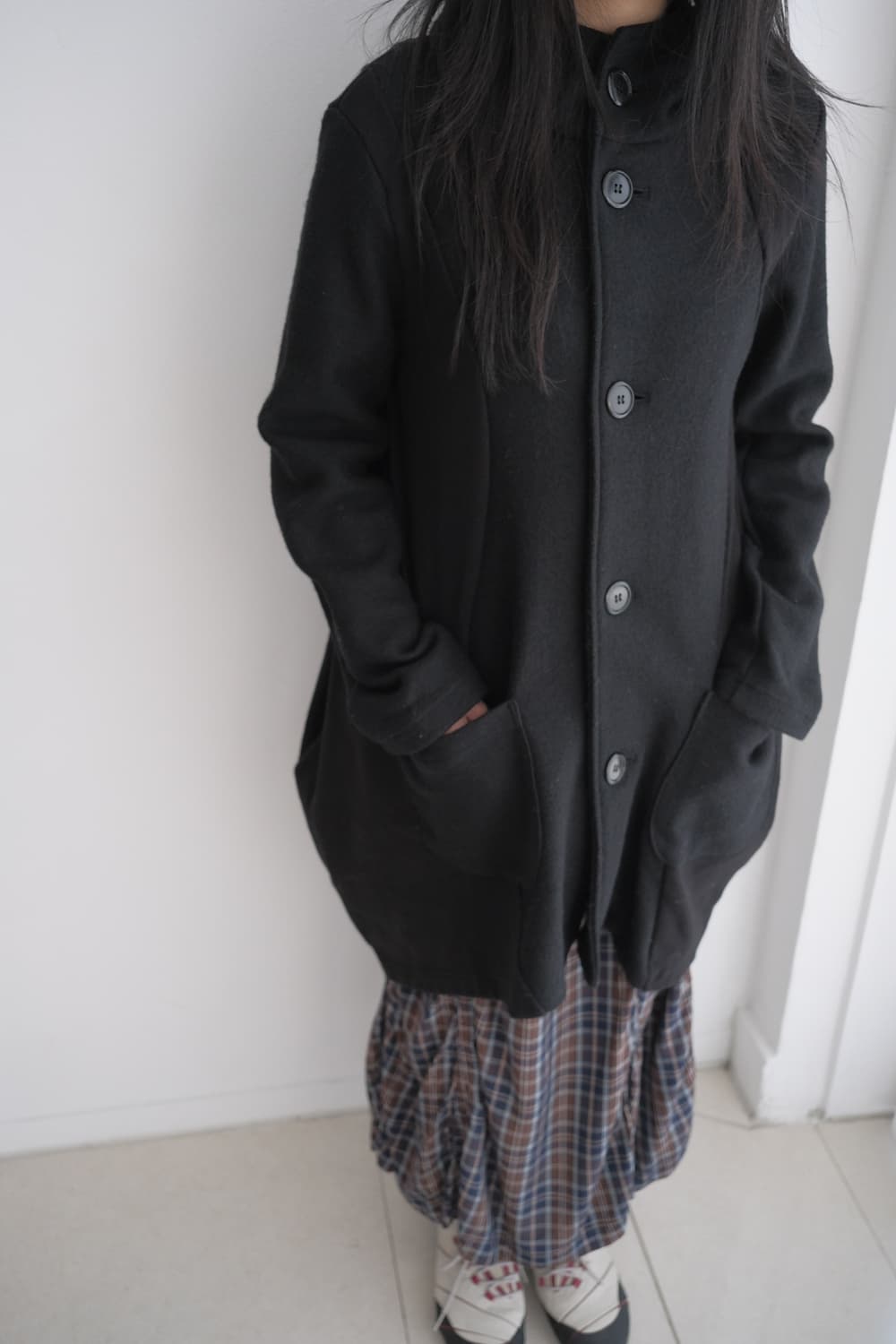 Docking drape hood Coat 상품이미지1