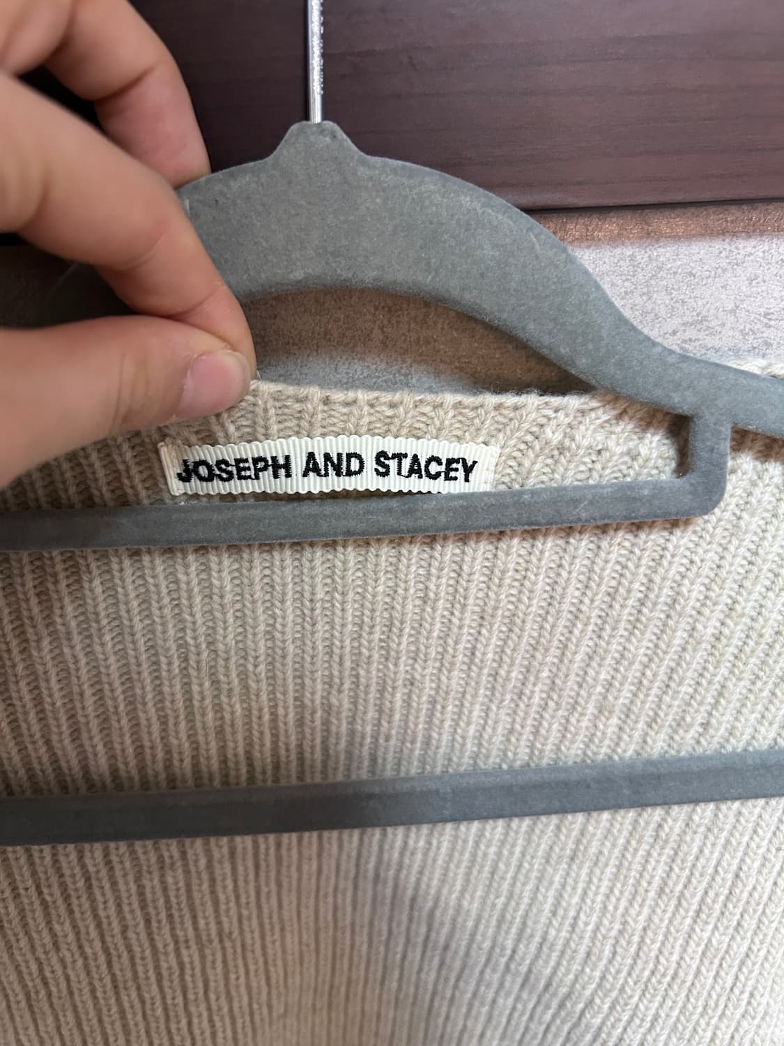 조셉앤스테이시 라이트베이지 볼레로 상품이미지2