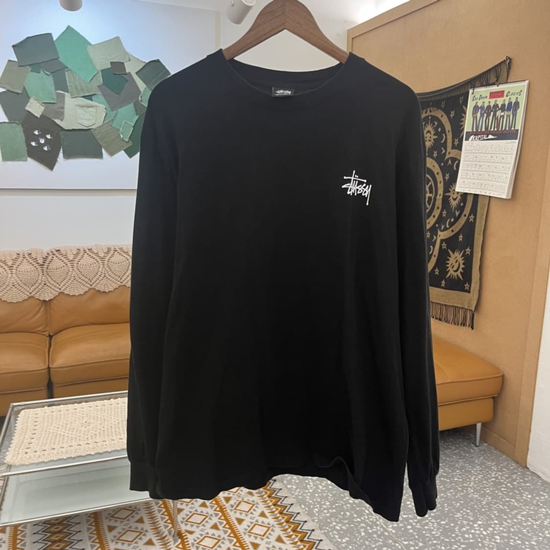 스투시 빈티지 스트릿 펑크 백로고 롱슬리브 XL C10790 상품이미지3