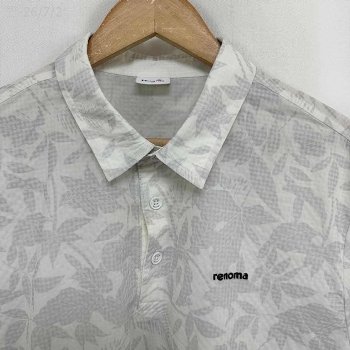 레노마 남자 얇은스판 나일론 반팔티 105 /퀸 상품이미지2