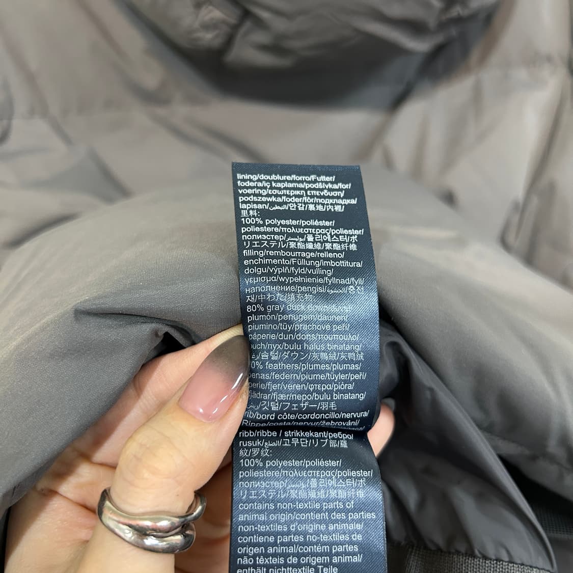 타미힐피거 남성 다운 패딩 95-100정도 상태최상 상품이미지5