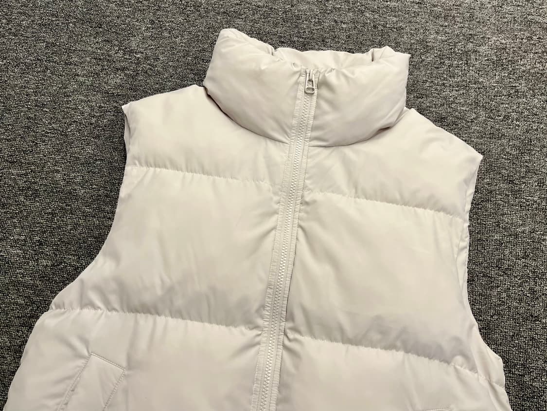 [100~103] 지유 GU 아이보리 솜패딩 베스트  상품이미지2