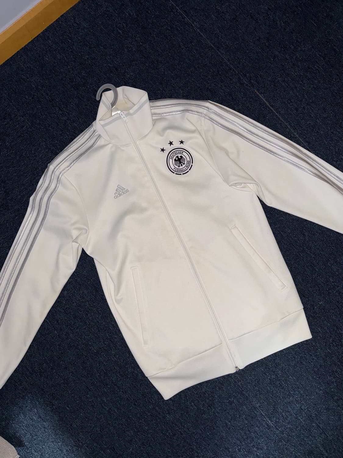 아디다스 독일 실버 삼선 희귀 져지 상품이미지1