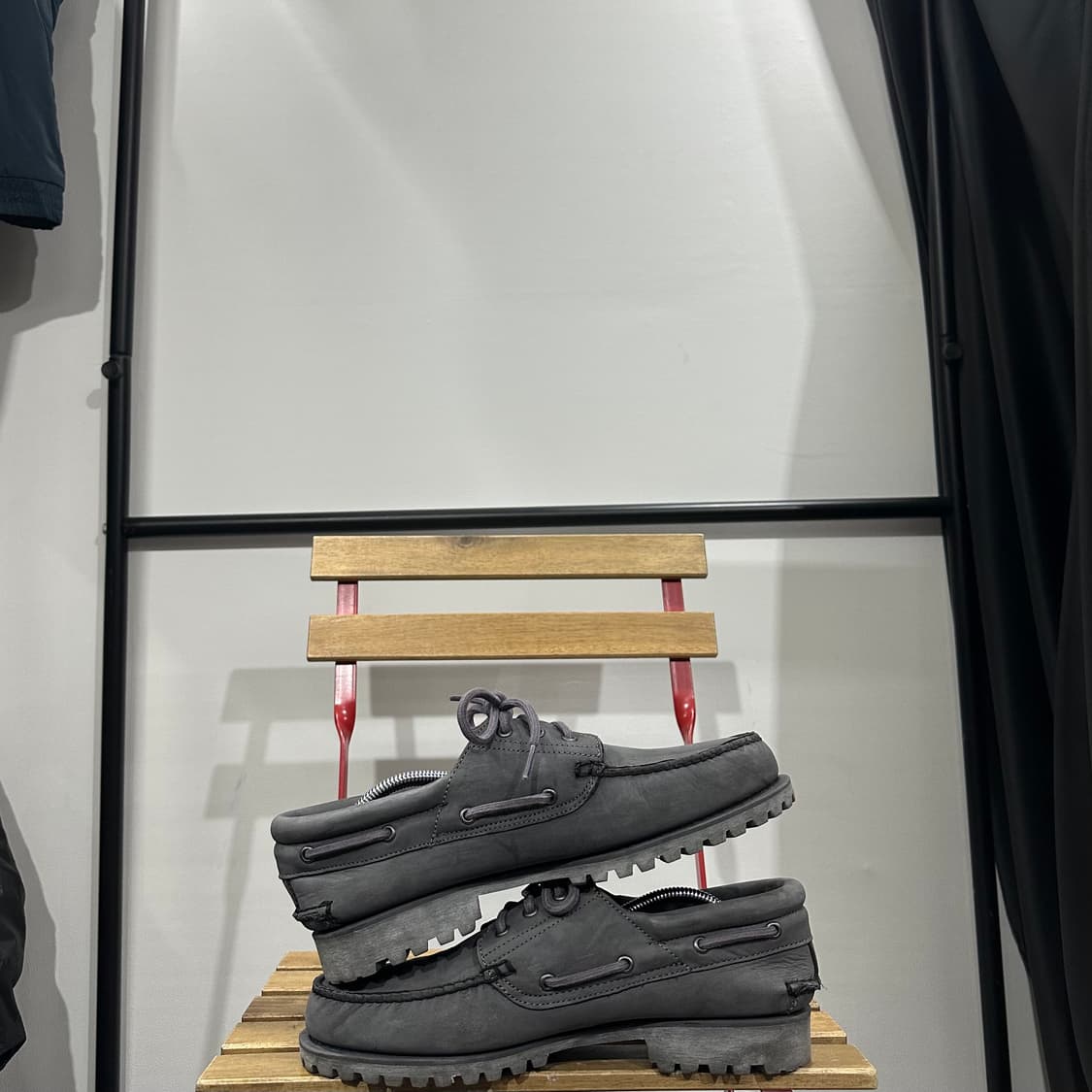 290) 팀버랜드 로퍼 남성 남자 보트슈즈 3아이 보트 그레이 상품이미지7