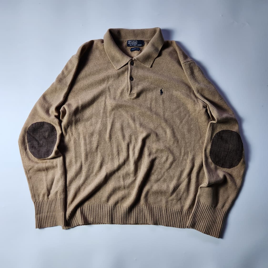 90s 폴로 램스울 카라니트 상품이미지1