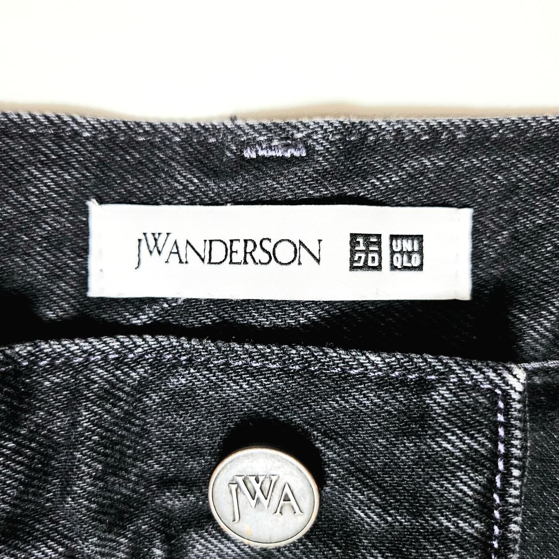 [31][유니클로XJ.W앤더슨] 와이드 핏 데님 다크그레이 상품이미지7