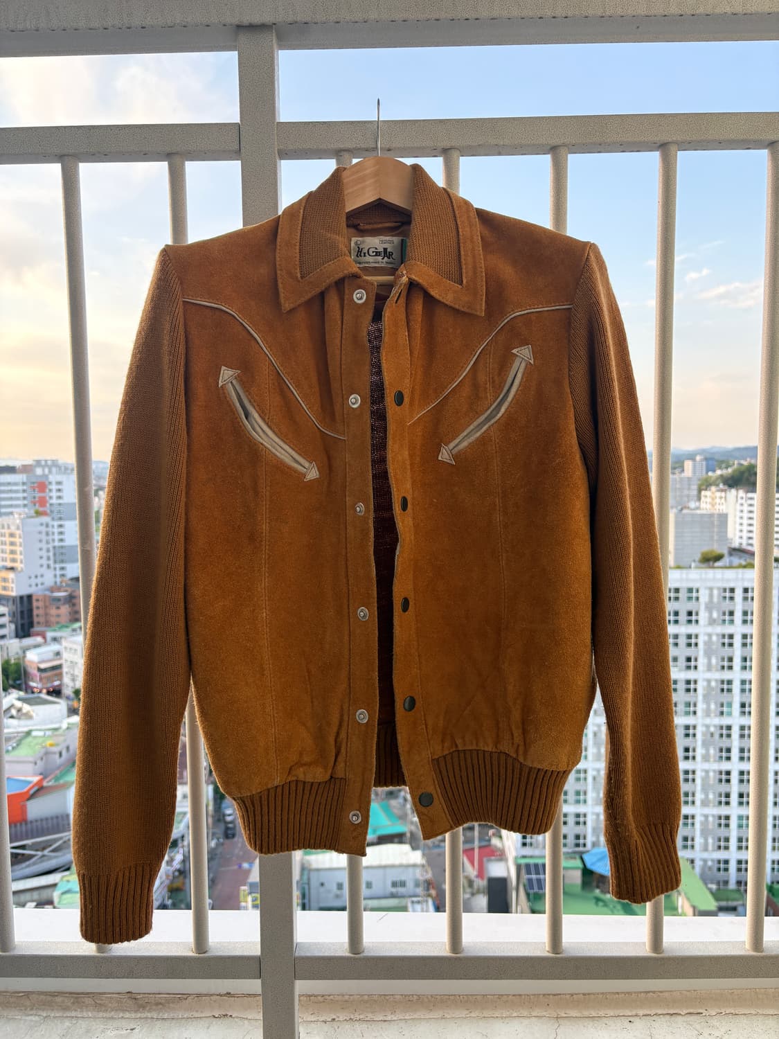 60~70s Hi-Gear 스마일포켓 웨스턴 스웨이드자켓 상품이미지1