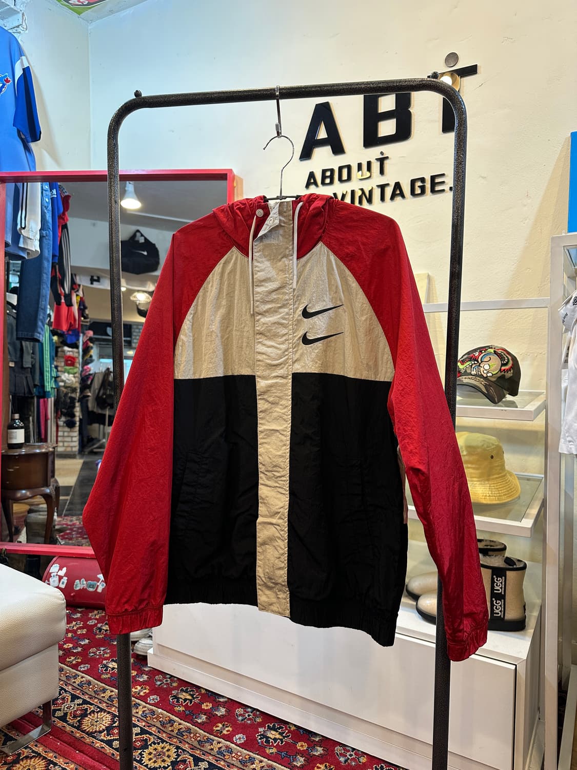 나이키 더블 스우시 윈드러너 우븐 자켓 M 상품이미지1