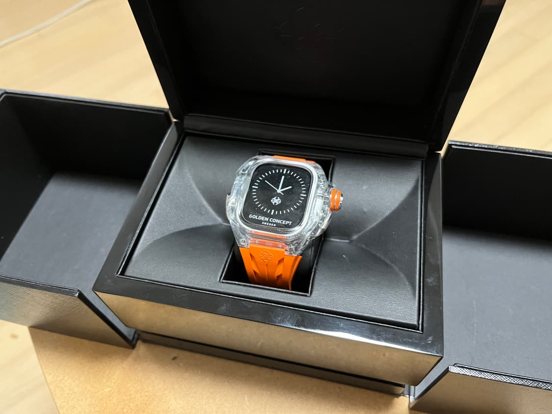 골든컨셉 애플워치 울트라2케이스 오렌지선셋 RSTR49mm(풀박스) 상품이미지1