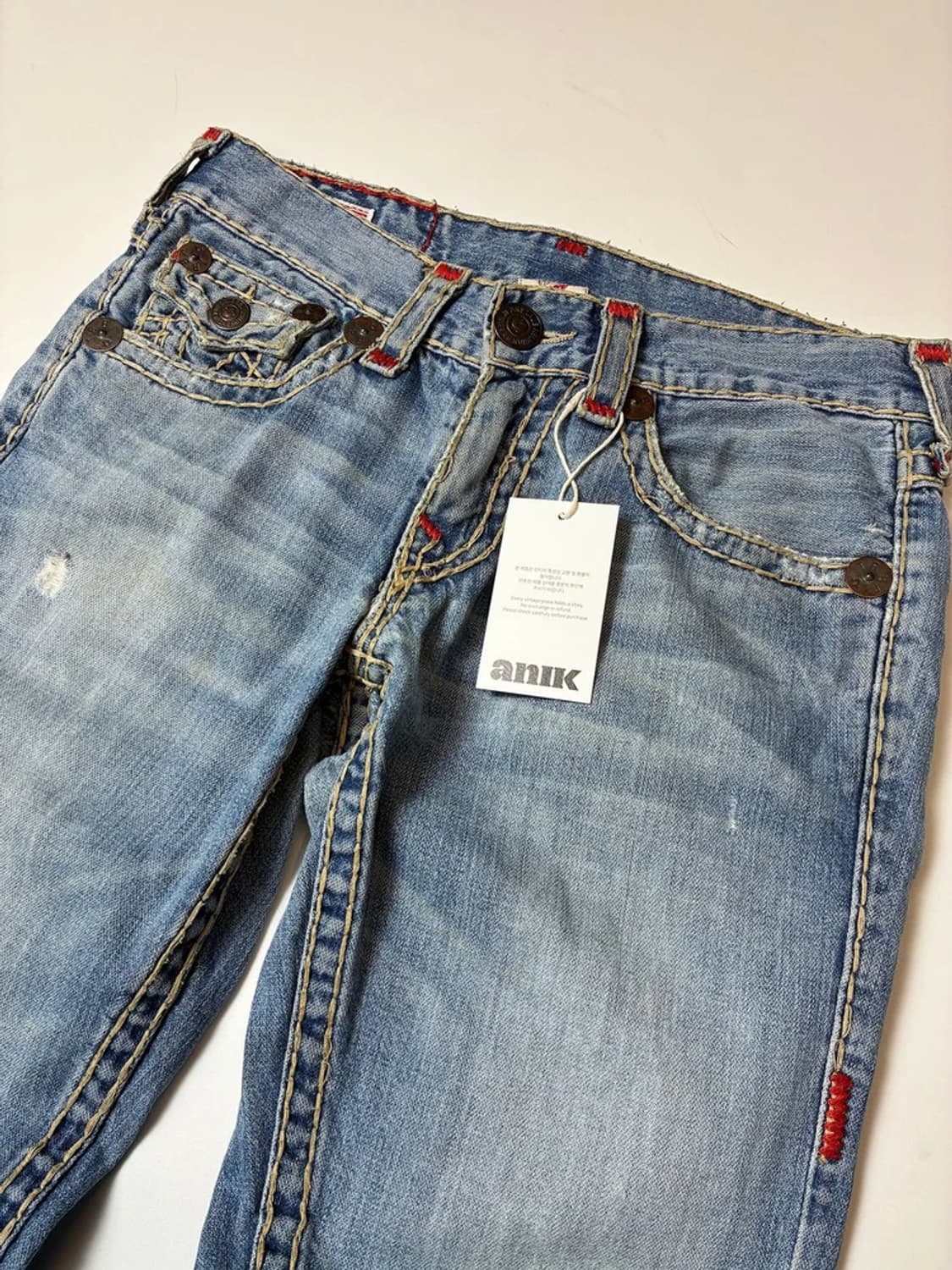 트루릴리젼 00's USA 스트레이트 데님 팬츠 PN9154 상품이미지2