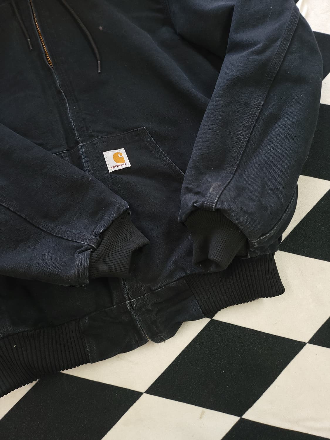 칼하트 J140 덕액티브 워크 자켓 블랙 S 상품이미지3