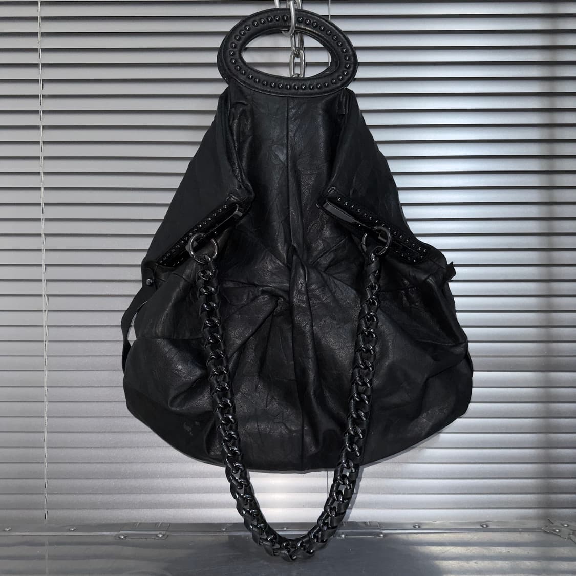 00s 게스 XL 레더 노트 퍼스 가방 상품이미지3