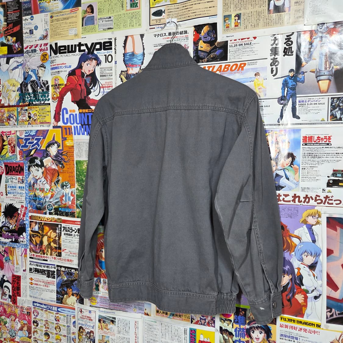 JPN 빈티지 그레이 봄버 코튼 자켓 상품이미지7