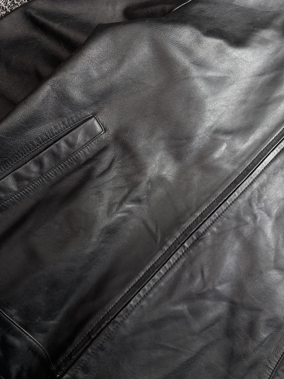 아카이브 램스킨 양가죽 싱글라이더 레더 자켓 3650 상품이미지3