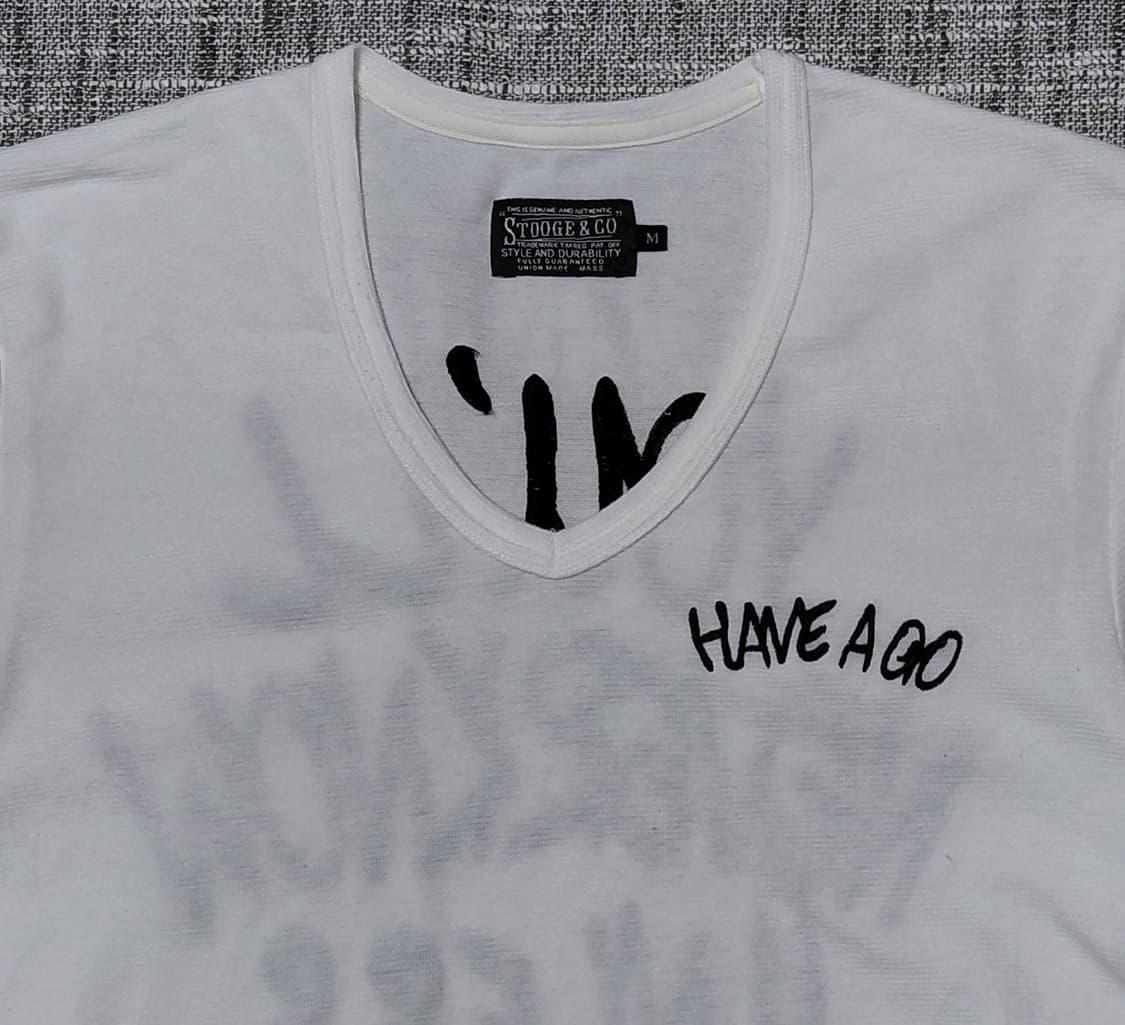 [M] STOOGE & CO 그래픽 브이넥 티셔츠 상품이미지2