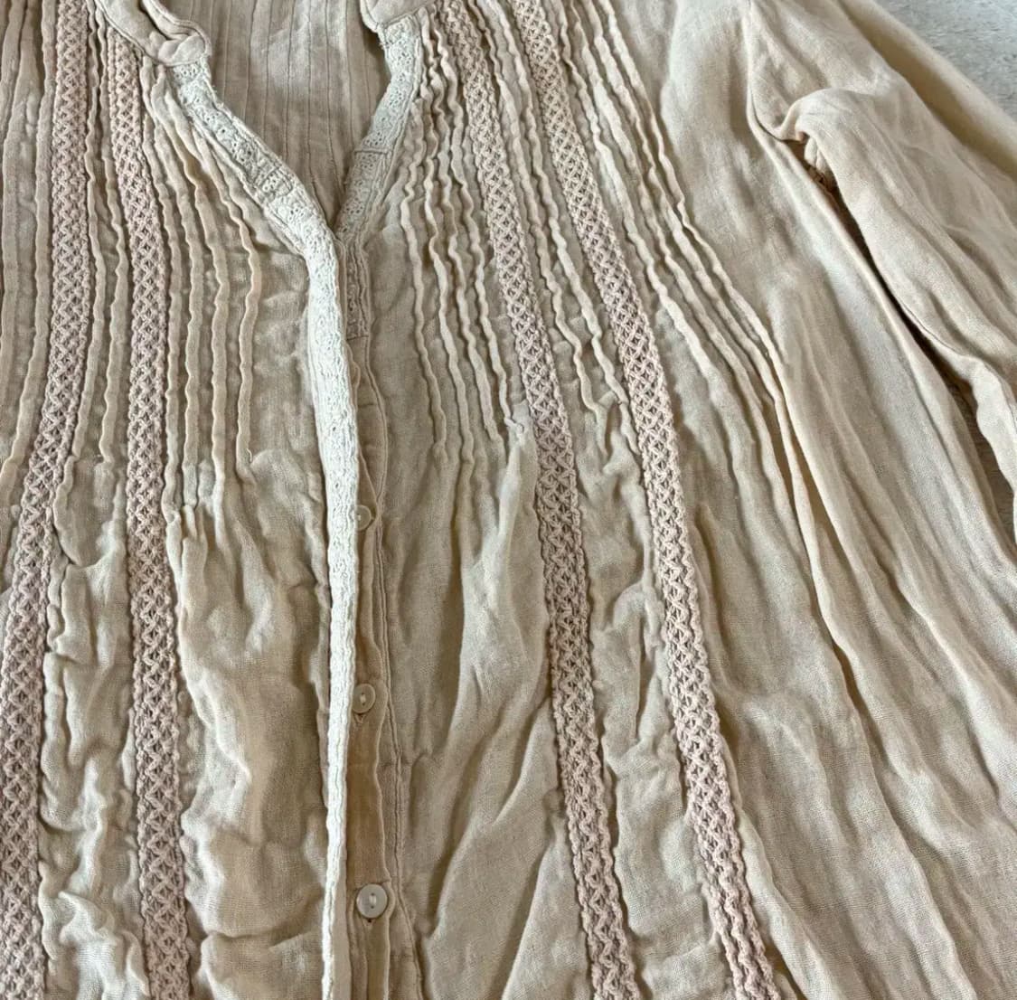 일본빈티지 모리걸 하구미 Agneau 프릴 원피스 상품이미지2