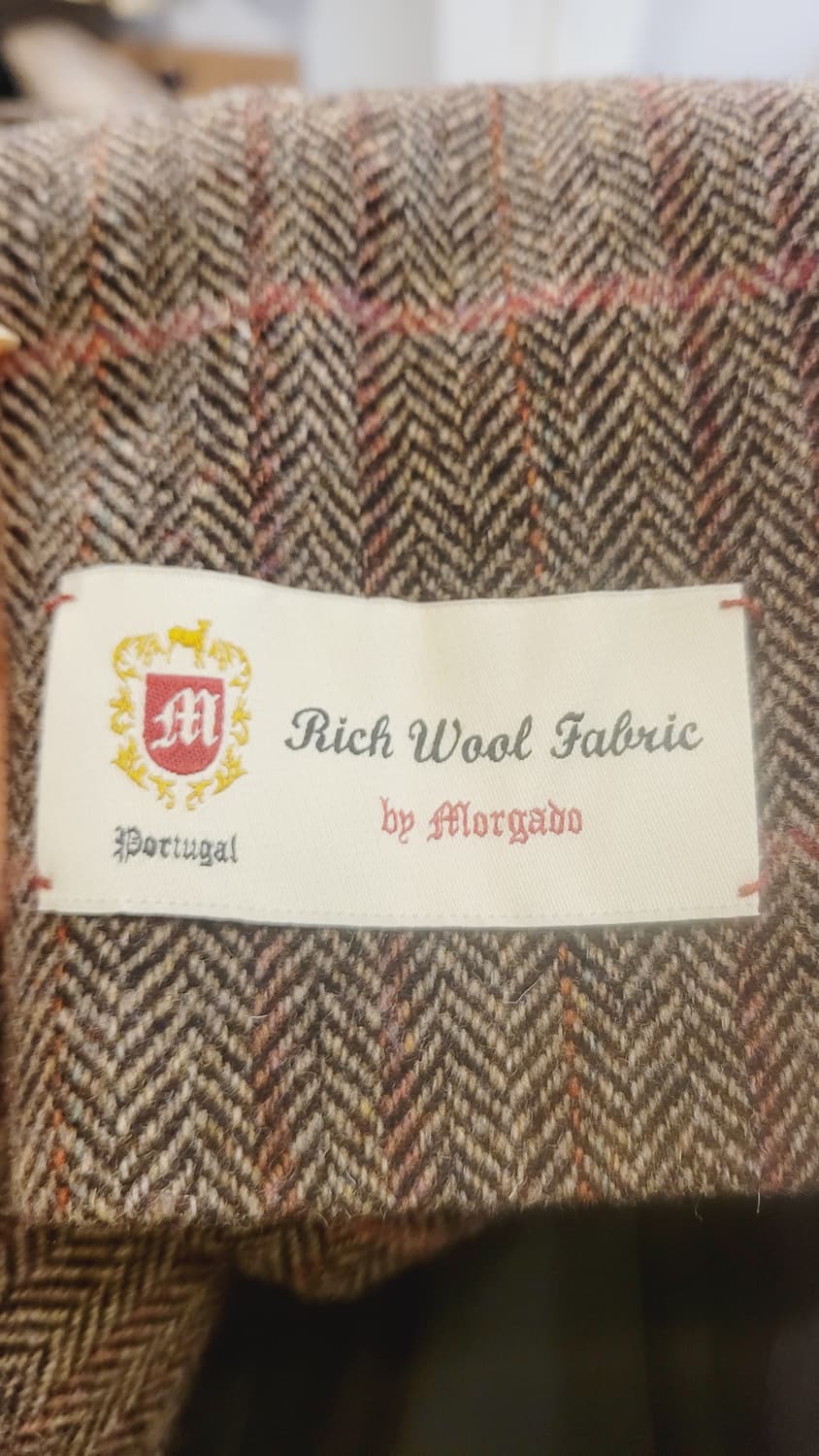 써스데이아일랜드 리치울 체크자켓.더아이잗 레이스니트탑 상품이미지9