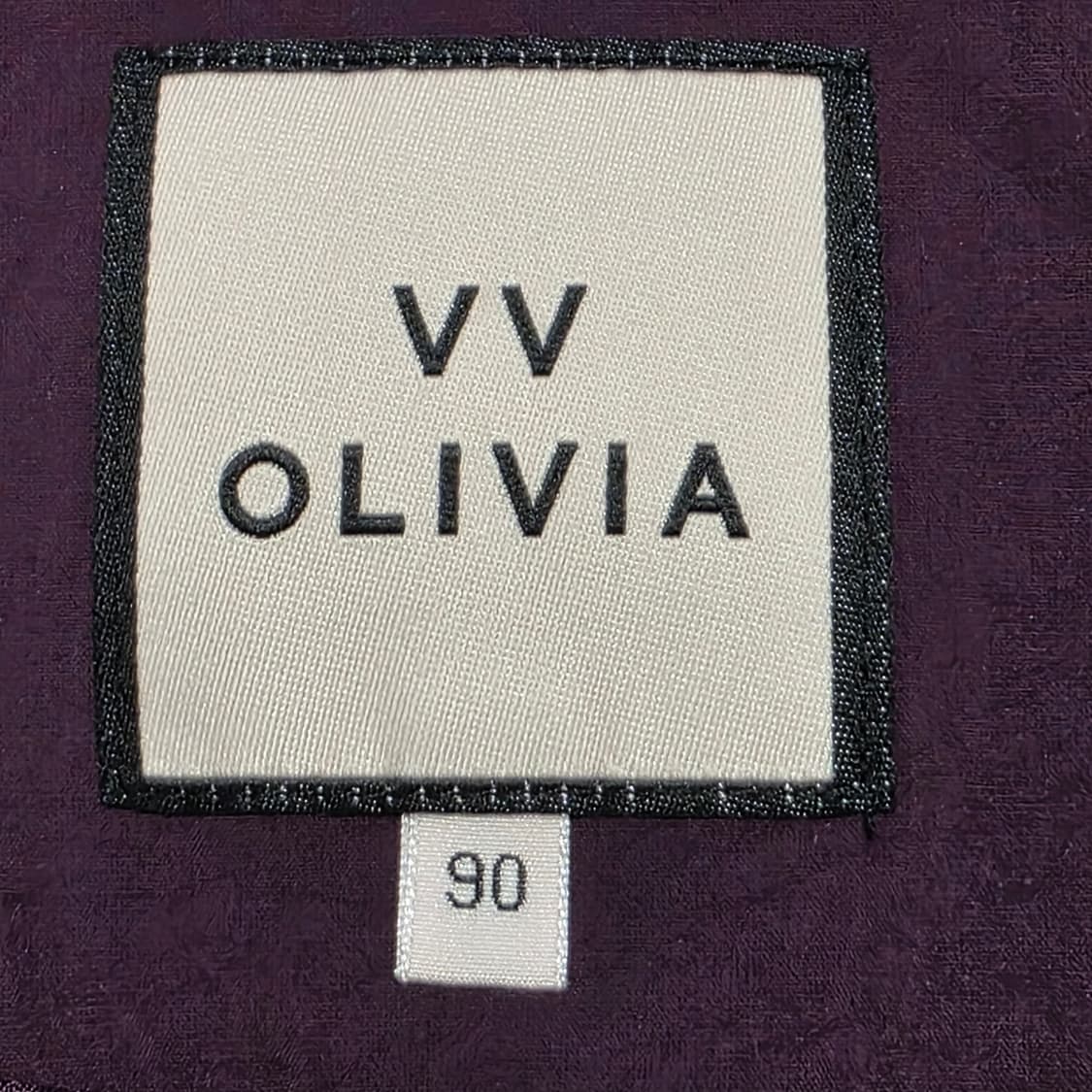 1677 VV OLIVIA 퍼플 집업 점퍼 90(55) 상품이미지8