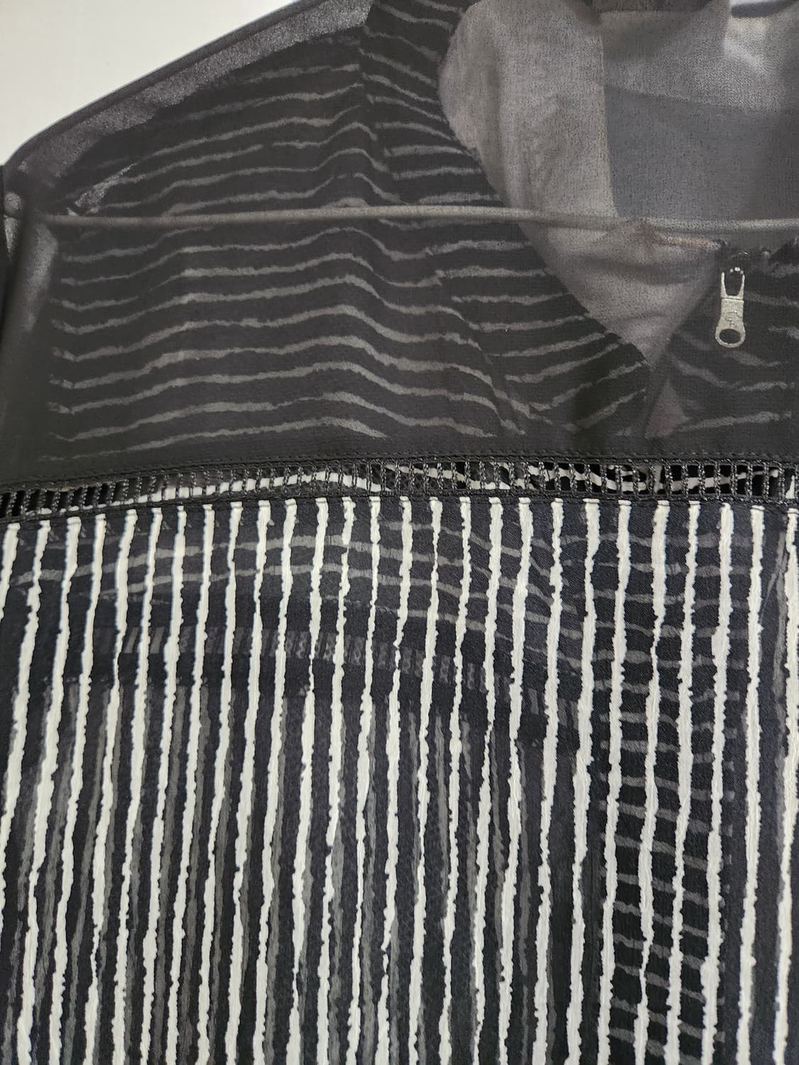 TWO-ST  시스루 롱 셔츠  가디건 FREE 상품이미지4