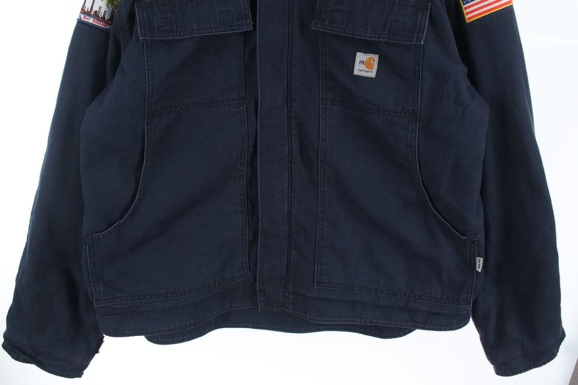 칼하트 (MEN - XL) 코튼 나일론 아크릴 집업 워크 자켓 상품이미지5