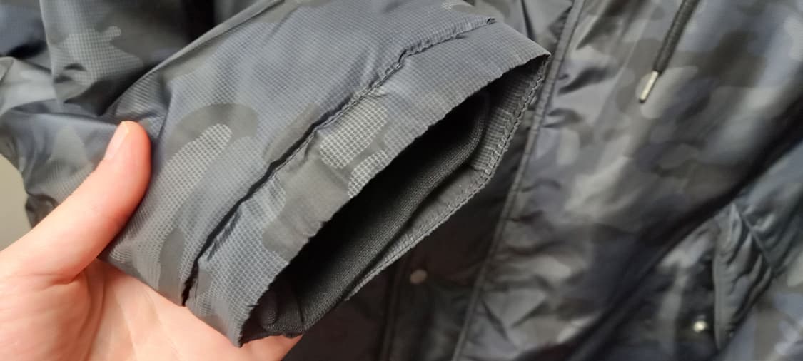 에잇세컨즈 카모 누빔 롱패딩 XL 상품이미지6