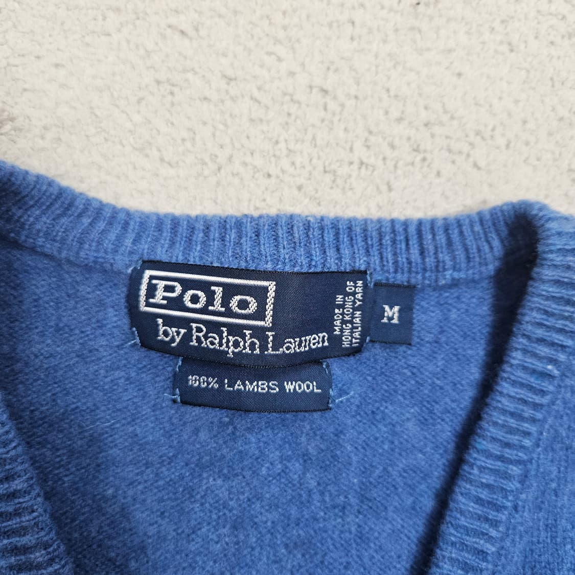 폴로 랄프 로렌 램스울 니트 베스트 M 상품이미지3