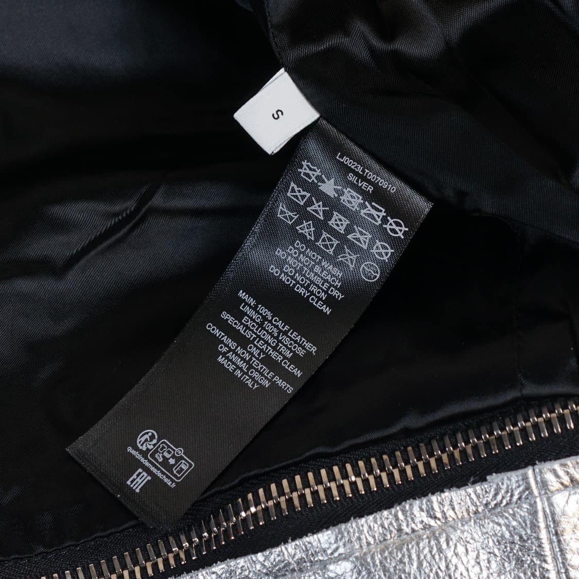 JW앤더슨 23FW 바이커 레더 자켓 상품이미지10