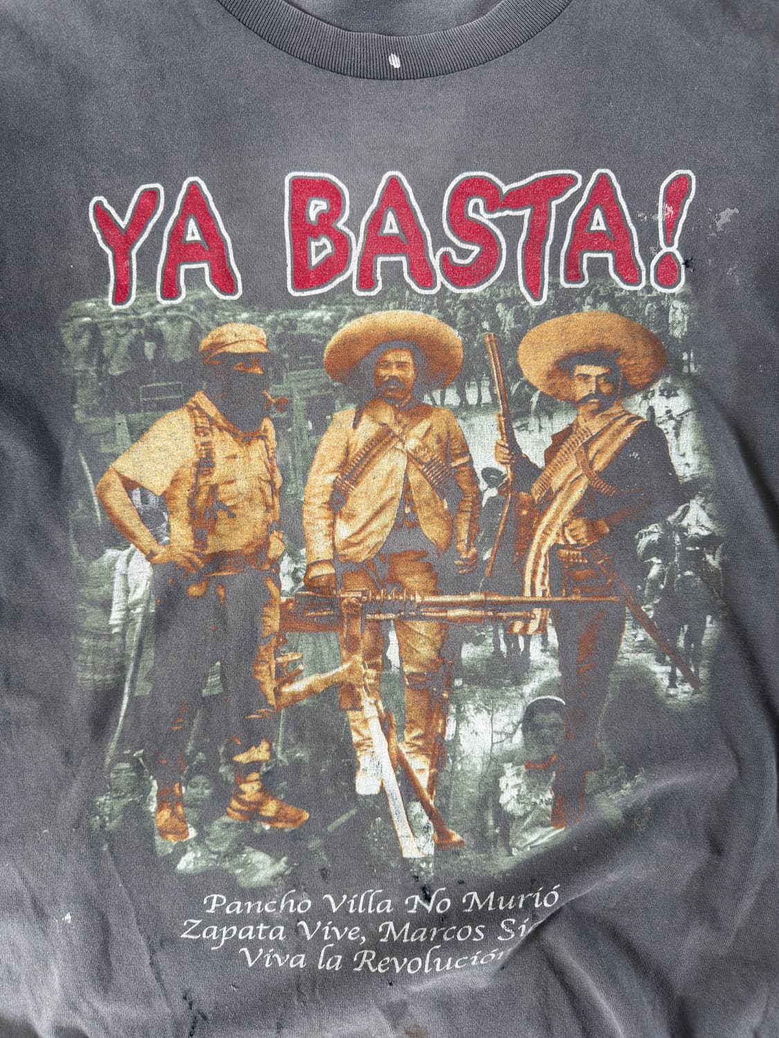 00s ya basta! fade 빈티지 페이드 티셔츠 상품이미지2